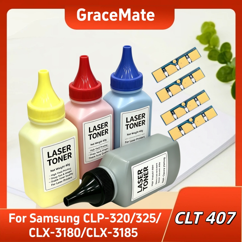 CLT-407 toner Chip powder For  - đánh giá và giá Laser Toner Powder