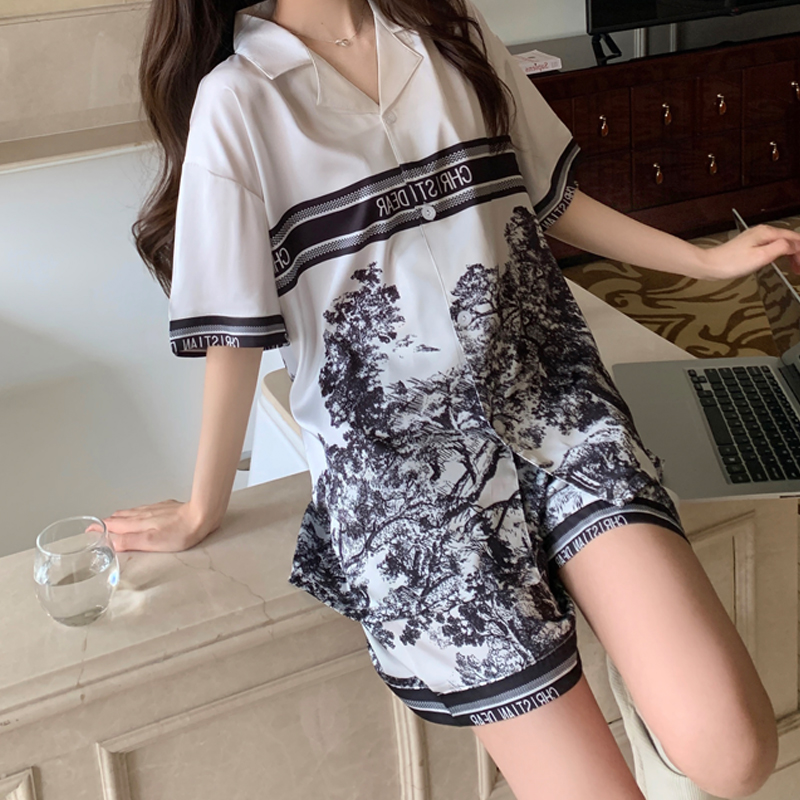 summer Women's Pajamas Set Lux - đánh giá và giá Direct To Garment Ink