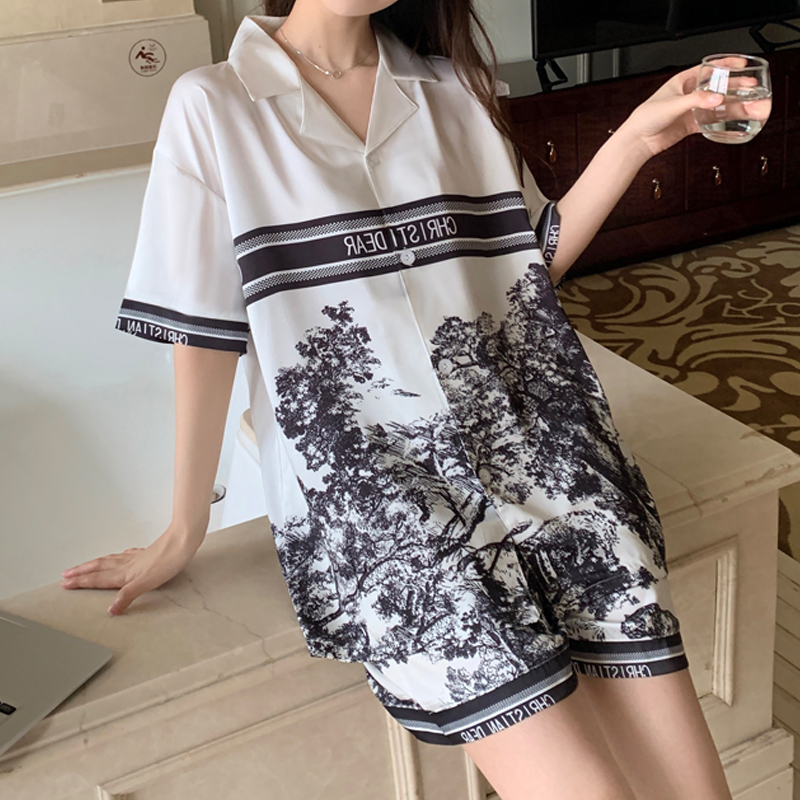 summer Women's Pajamas Set Lux - đánh giá và giá Direct To Garment Ink