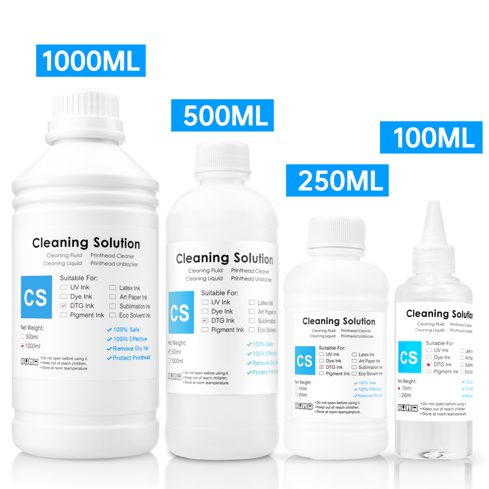 100ML DTG Cleaning Solution Te - đánh giá và giá Direct To Garment Ink