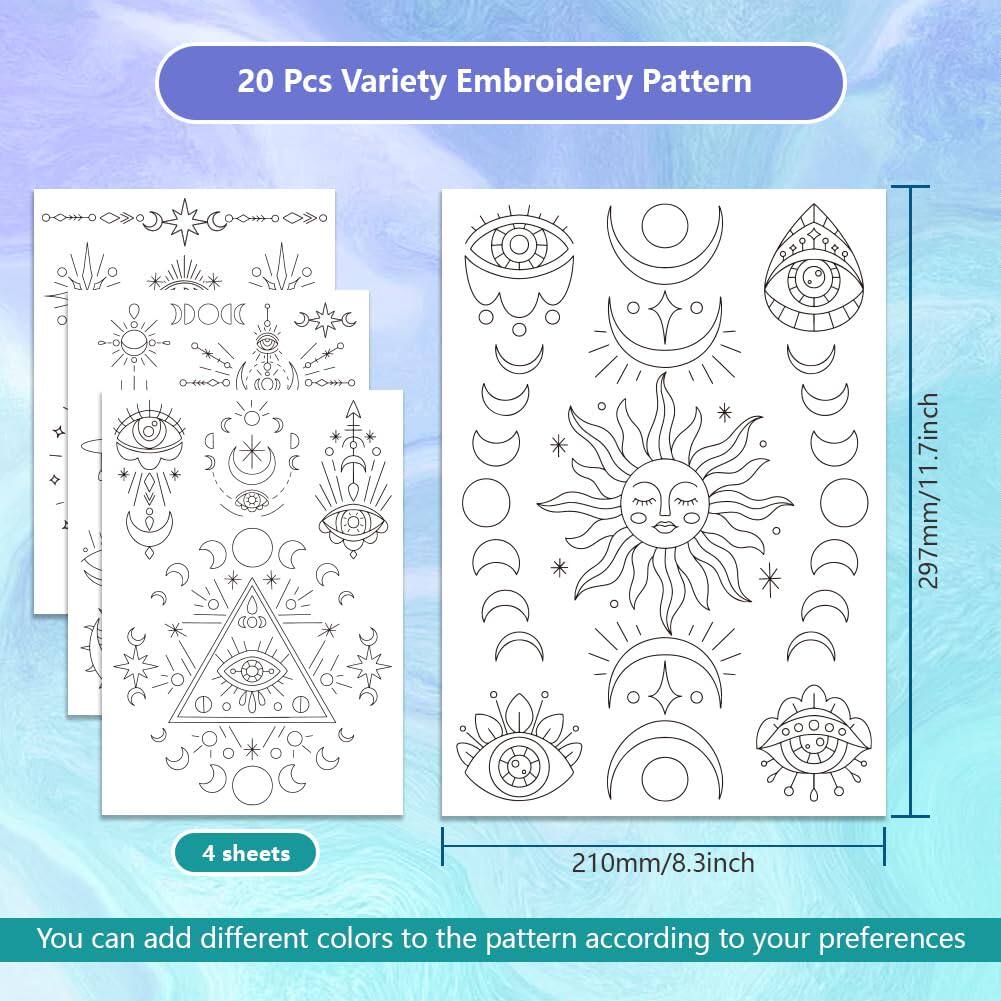 Stick And Stitch Mystical Sun  - đánh giá và giá Embroidery Stabilizer Backing