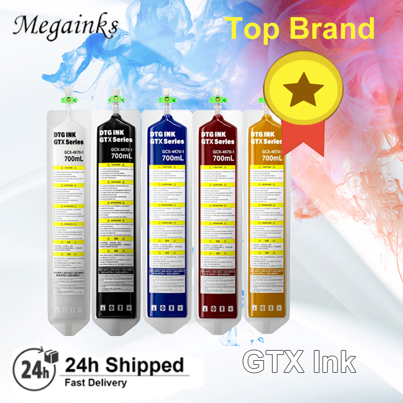 700ML DTG Textile GTX Ink Bag  - đánh giá và giá Direct To Garment Ink