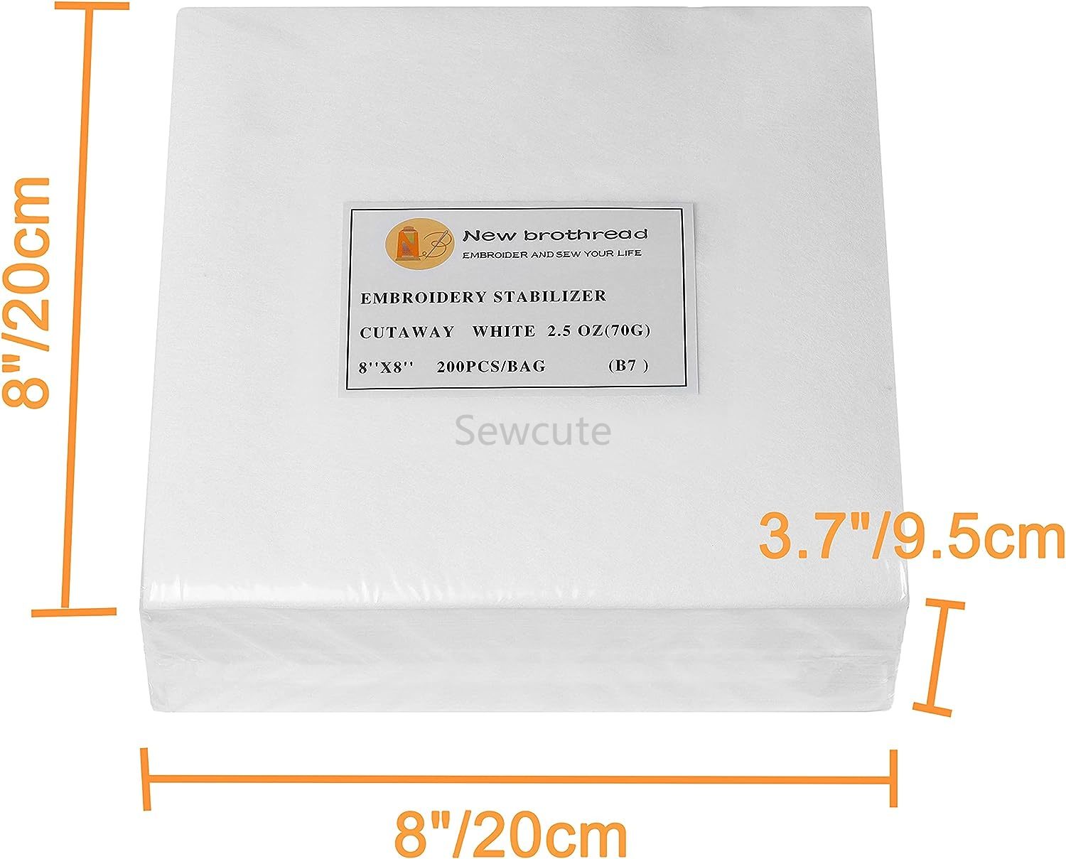 100sheets New brothread Cut Aw - đánh giá và giá Embroidery Stabilizer Backing