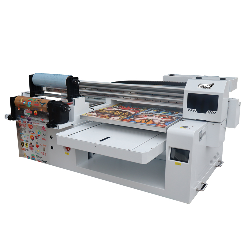 Large Format Flatbed Roll UV P - đánh giá và giá Commercial Uv Printing Machine