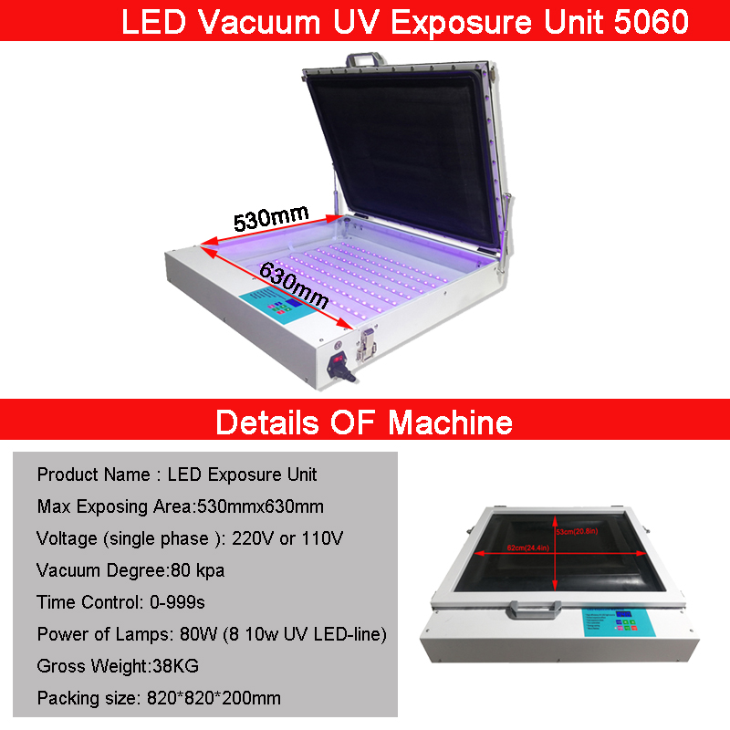 50×60cm Vacuum UV LED Screen P - đánh giá và giá Commercial Uv Printing Machine