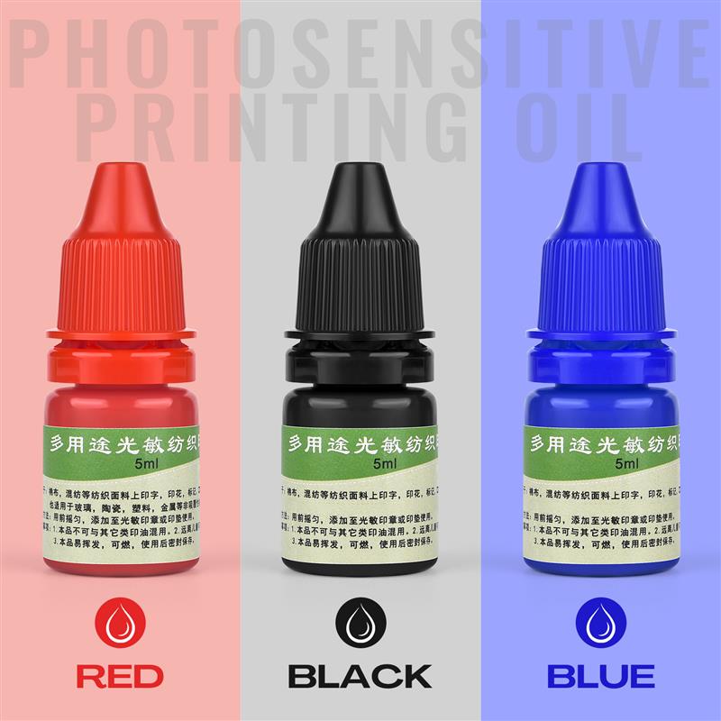 5ml Blue Red Black Ink Textile - đánh giá và giá Direct To Garment Ink