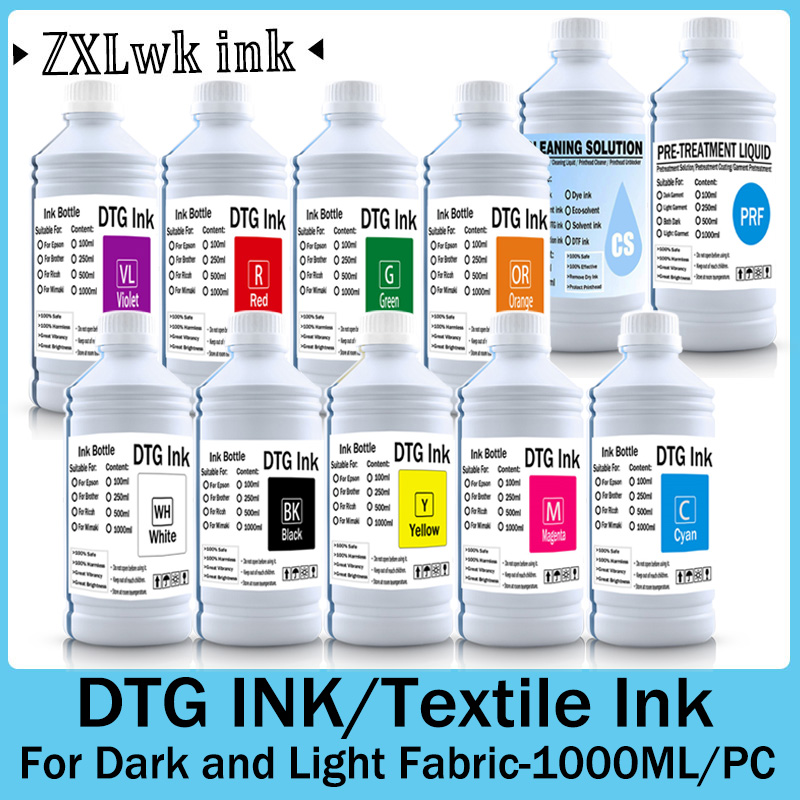 DTG Ink Textile Refill ink for - đánh giá và giá Direct To Garment Ink